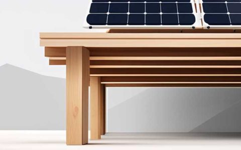 What kind of wood is better for solar panels?