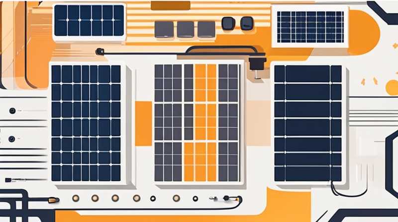 How to wire solar photovoltaic power generation