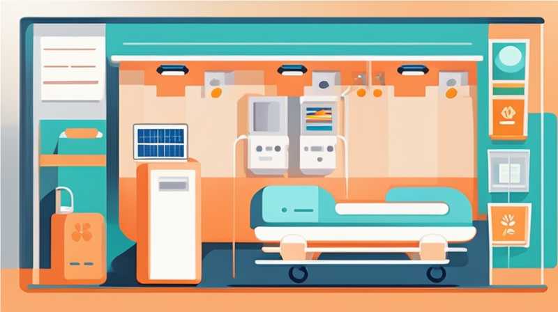 How to use solar energy in hospital wards