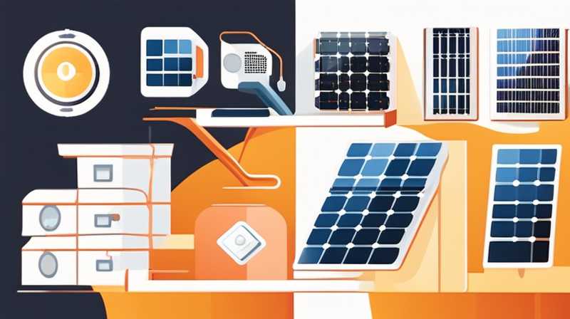 How to disassemble and assemble solar energy