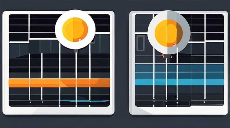 Solar monitoring battery voltage