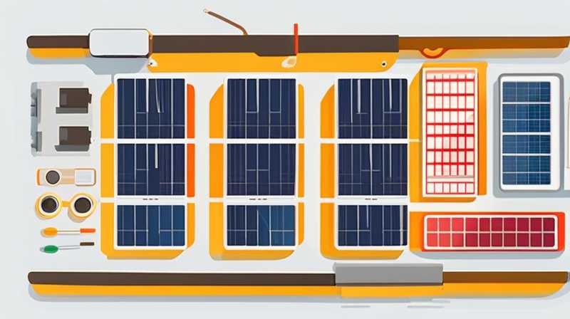 How to disassemble a hard panel solar power source