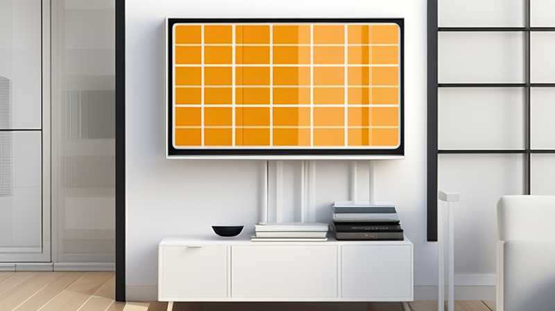 How to deal with the wall mounted solar display e3