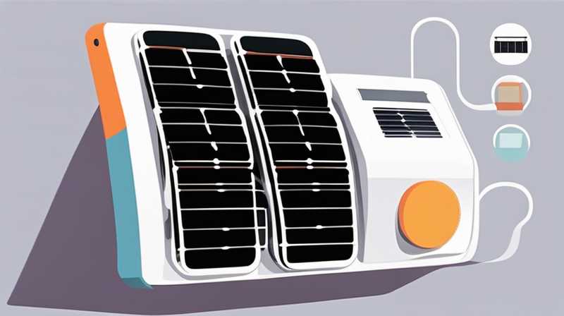 How to use a solar powered heater