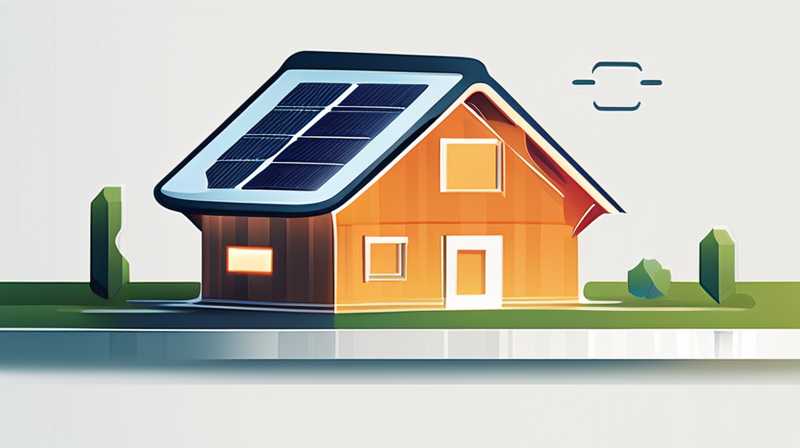 What solar energy does the building rely on?