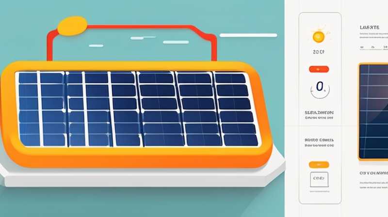 How many watts does a large solar panel plus light have