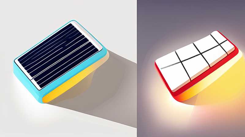 How to disassemble the square solar cell box