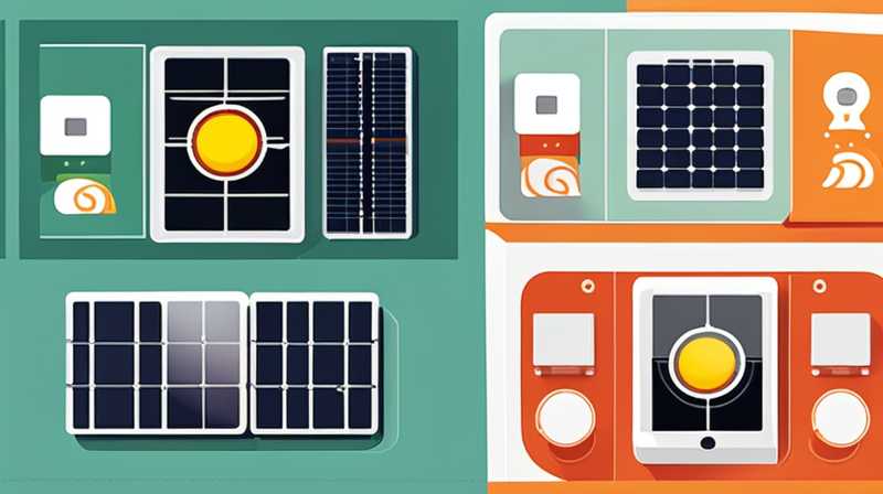 What does the solar electrical part include?