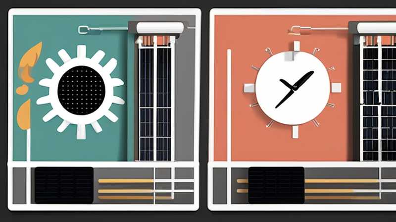 How to exhaust the solar temperature control