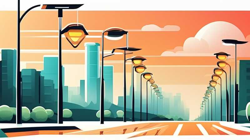 How to convert city light poles to solar power