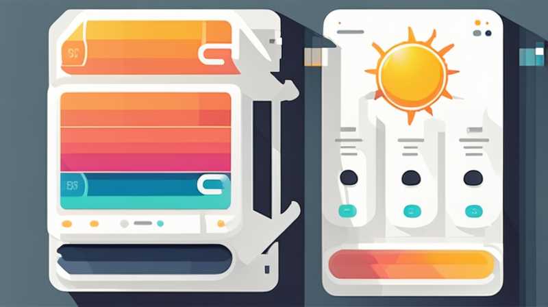 How to use colorful digital solar energy