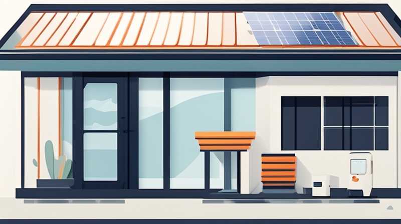 How to connect solar energy in a small building