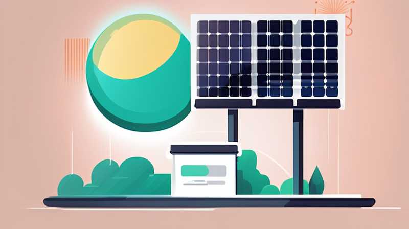 What is the share of solar panels?