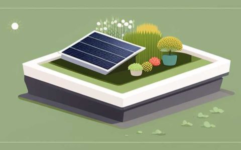 How to build a garden on the roof with solar energy