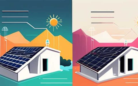 How to distinguish positive and negative electricity from solar energy