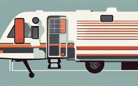 How many watts of solar power does a flat-top RV have