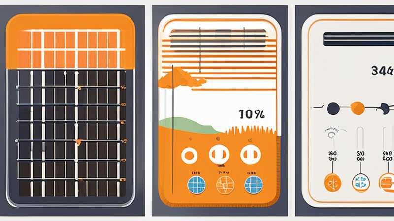 How many V does the solar panel produce at night?