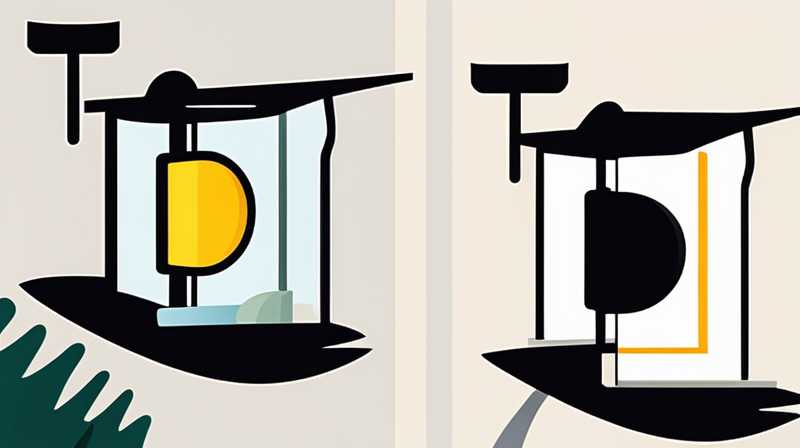 How to disassemble the long pole outdoor solar light