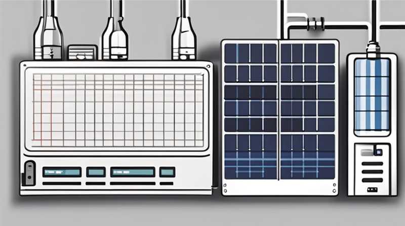 How to lead out the wires from solar panels