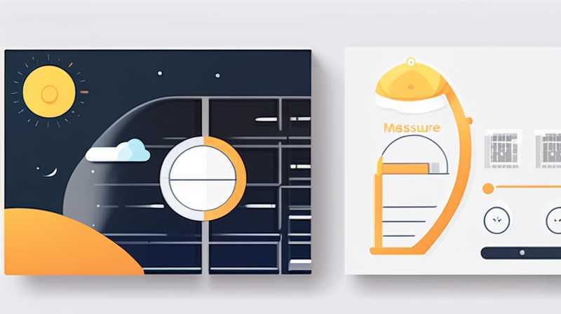 How to measure solar energy at night