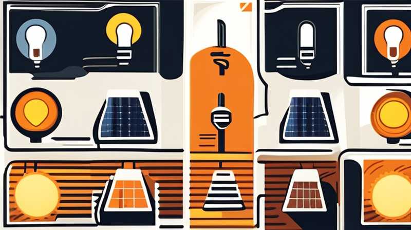 How to use solar lights to generate electricity