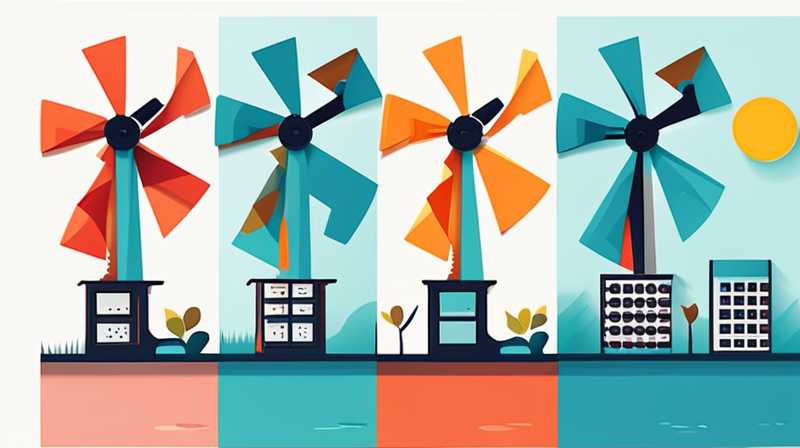 What is a solar powered mini windmill?