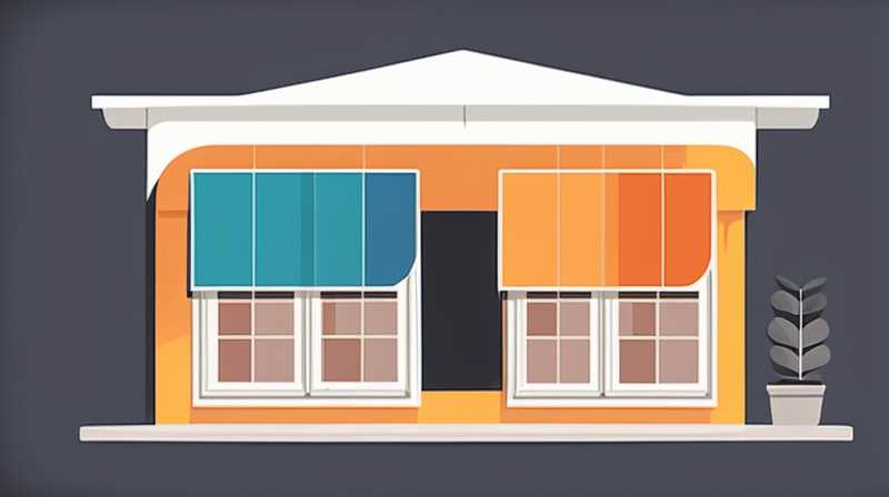 How to dismantle the solar awning