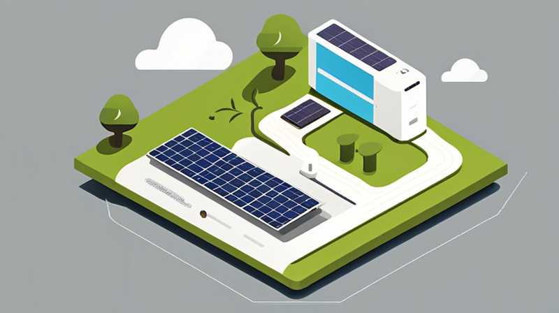 How to use solar outdoor power supply