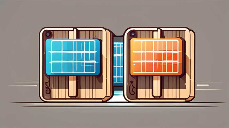 How many wooden boxes can solar energy hold?