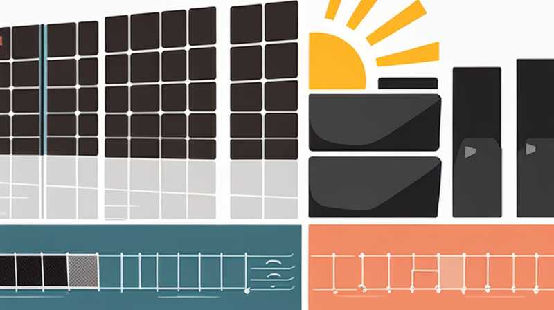 Which is the positive pole of the solar charging panel?