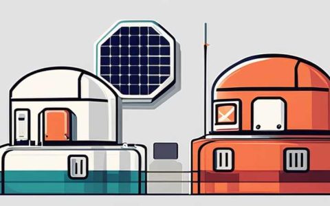 How far is the solar panel from the barrel?