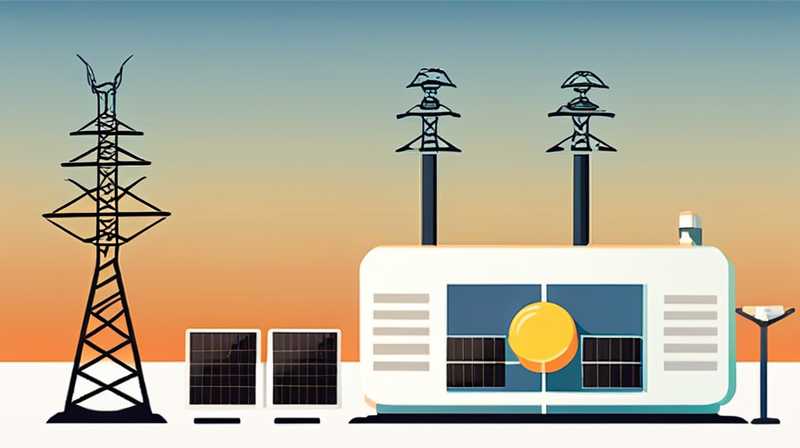 How much does a solar high voltage pole cost