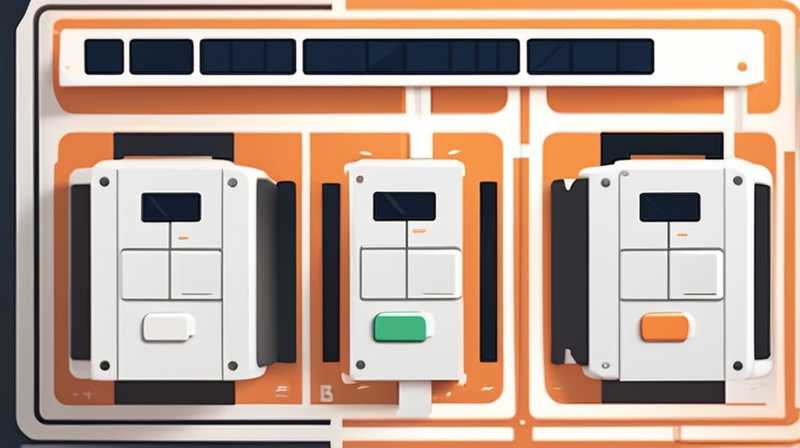 How to connect the solar panel control switch