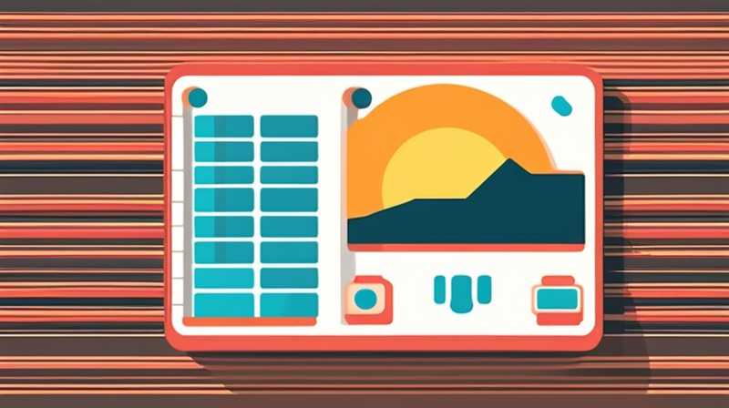 How to test the solar energy watt