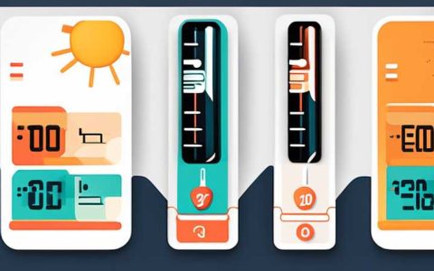 How about a solar thermometer