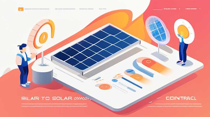 How to write a solar energy contract proposal