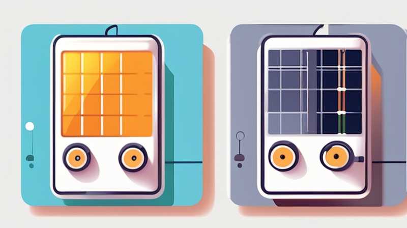 Where should I connect the solar power supply?