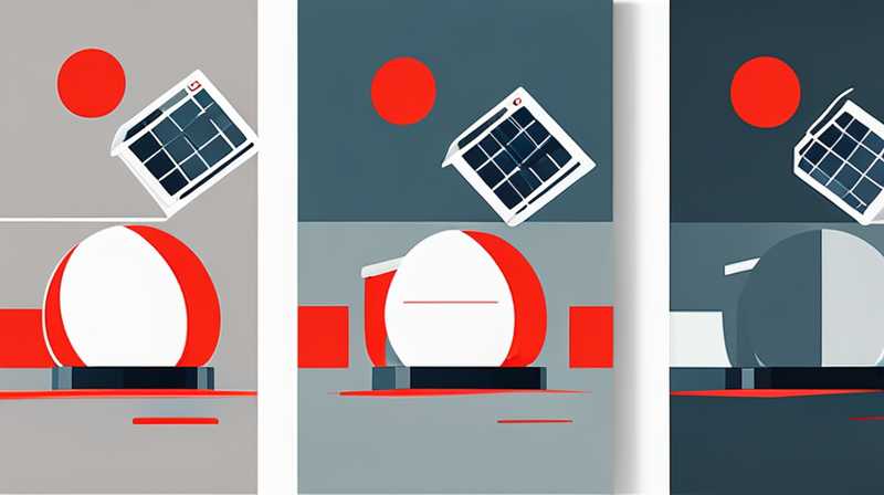 How to disassemble the solar red ball light