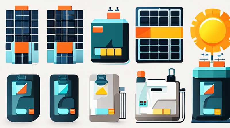 How many volts of battery are needed for solar power generation