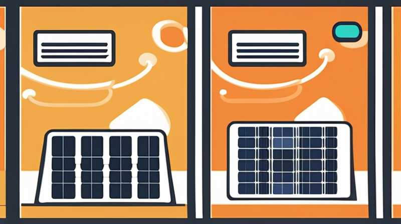 How many watts of light can a solar panel connect to?