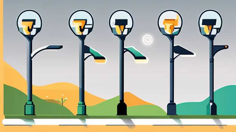 How much is the budget for solar street lights