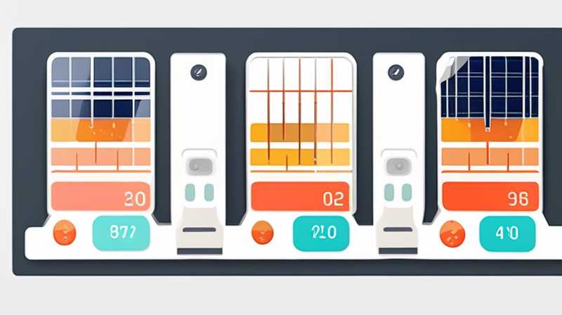 How many watts does a solar thermostat