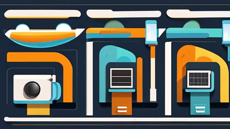 How to discharge the gas in solar energy