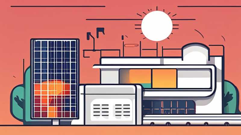 How to charge after solar power generation