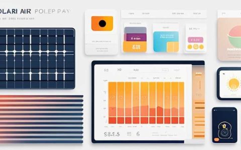 How much power does a solar display have?
