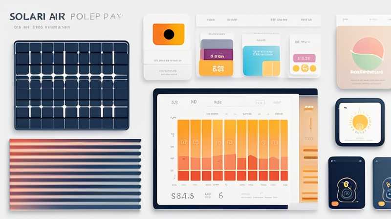 How much power does a solar display have?