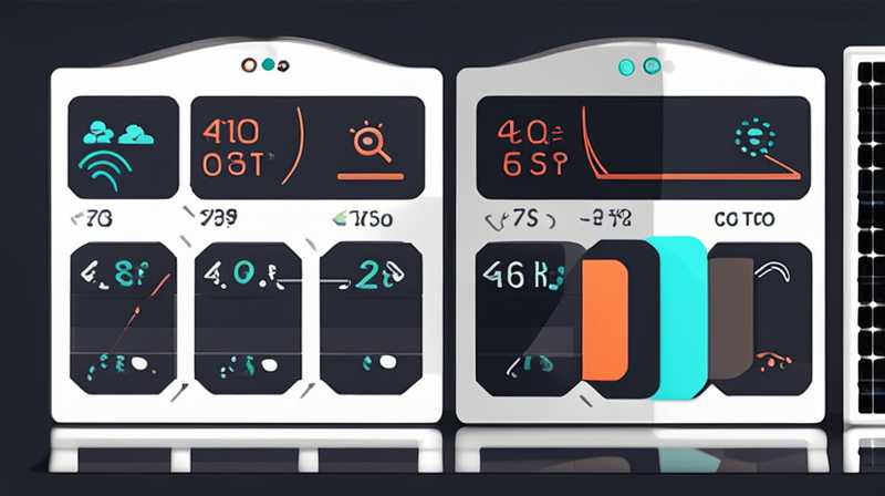 How much does it cost to wirelessly monitor solar panels using 4G?