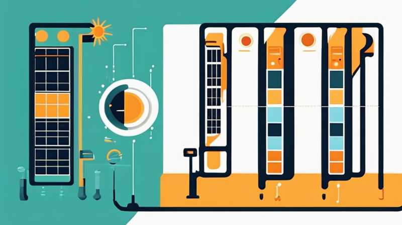 How to connect the solar instrument line