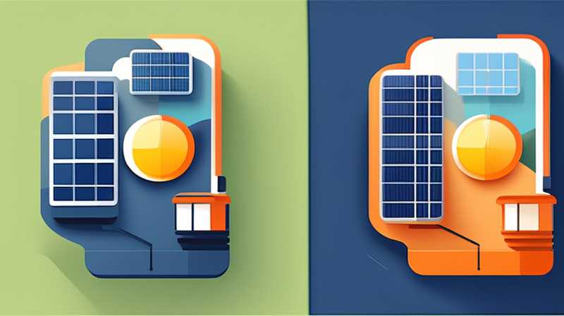 What is solar energy used to charge?