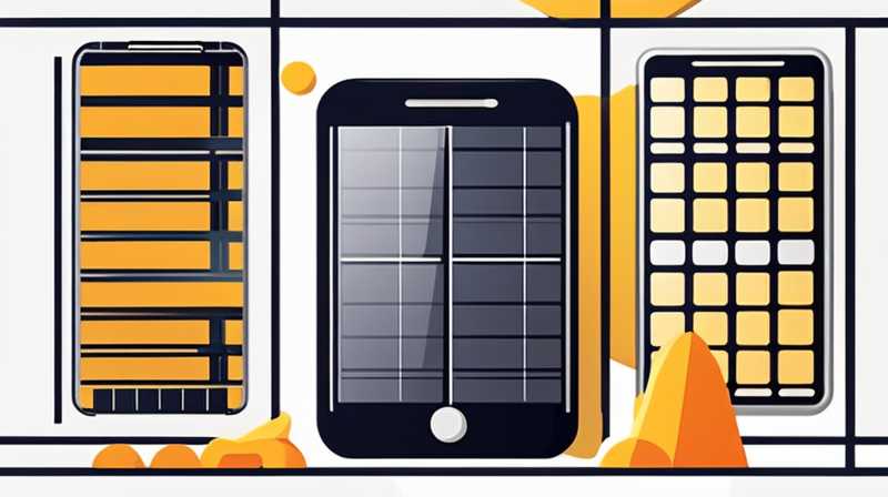 How many watts of solar panels can charge a mobile phone quickly?